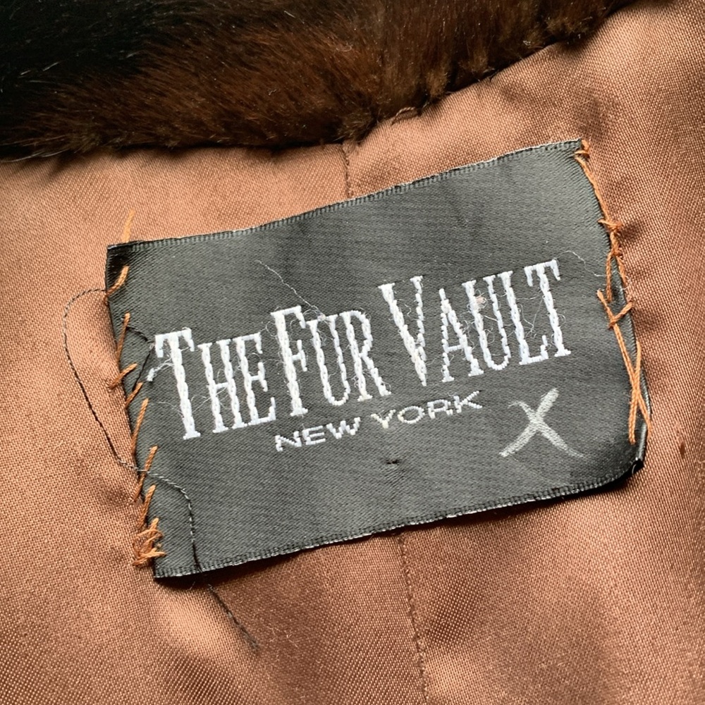 Mink Vintage Mary McFadden Full Length Mink Coat The Fur Vault New York City - Picture 12 of 17